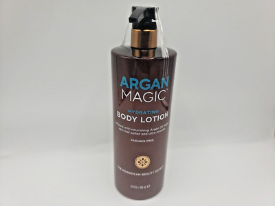 The Moroccan Beauty Secret Argan Magic Hydrating Body Lotion Paraben Free 32 oz