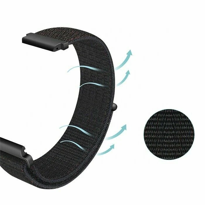 Pulseira de náilon para Samsung Galaxy Watch 4 5 6 7 40/44mm clássica 42/46/43/47mm - Imagem 3 de 4