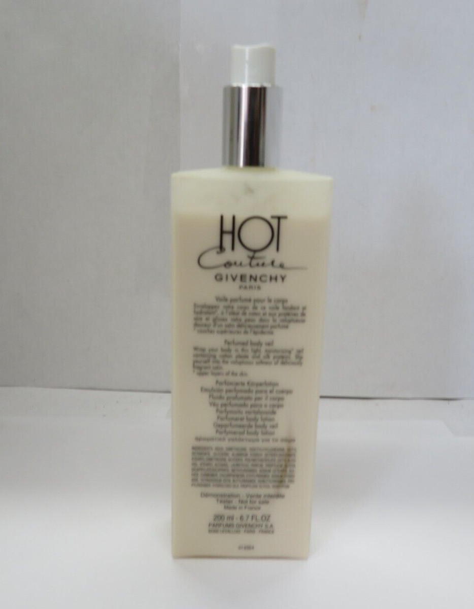 VINTAGE HOT COUTURE BY GIVENCHY SATIN BODY VEIL 6.7 oz/200 ml READ DESCR.
