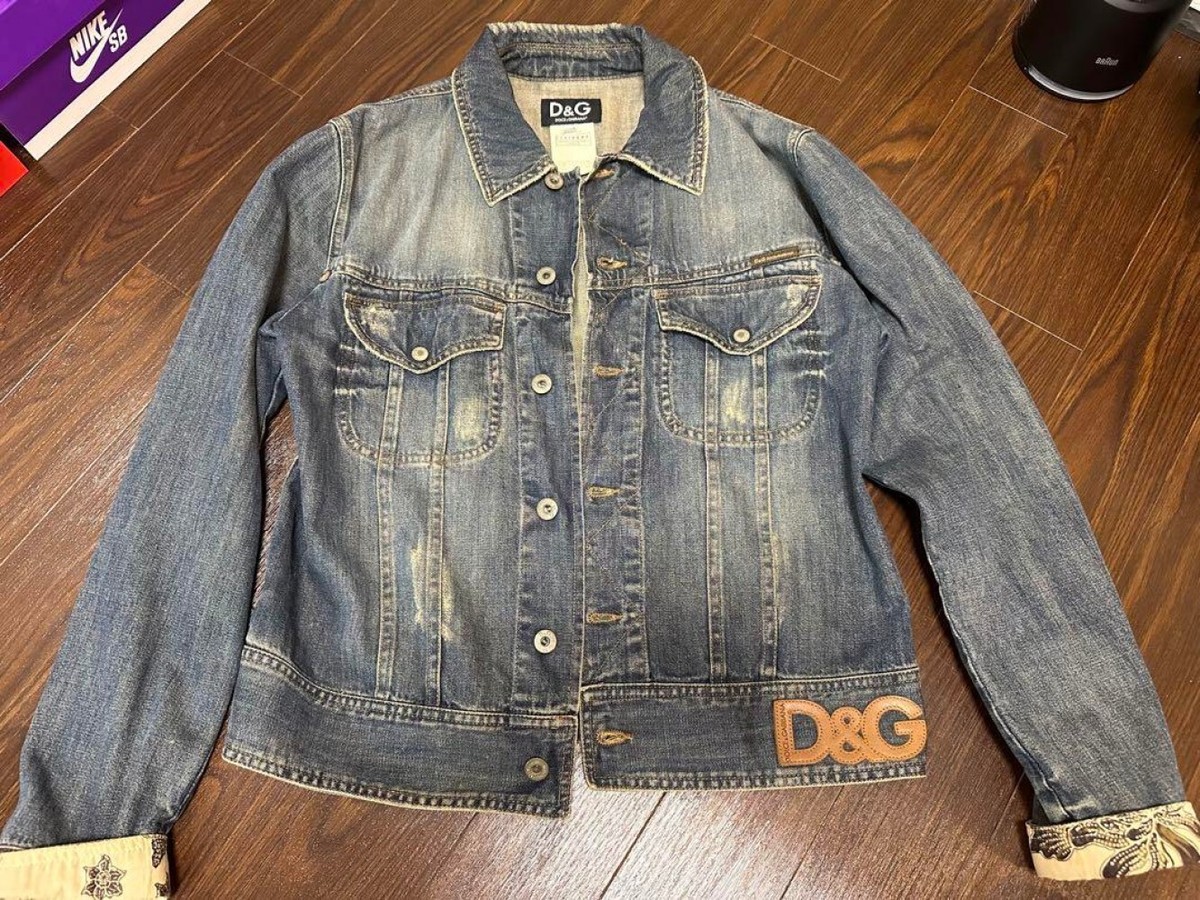 Dolce & Gabbana Denim Jacket Size M From Japan | eBay