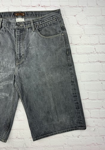 Vintage G-Unit Jean Shorts Hip Hop Heavyweight Embroidered 50 Cent Mens Size 36 - Picture 5 of 12