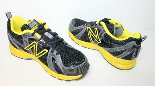 Zapatillas para correr New Balance Kids Enfants KJ554BYY para jóvenes negras amarillas y 1 - Imagen 2 de 7