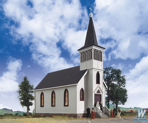 NEW Walthers 933-3655 Cottage Grove Church Kit HO Scale Train FREE US SHIP - Picture 2 of 2