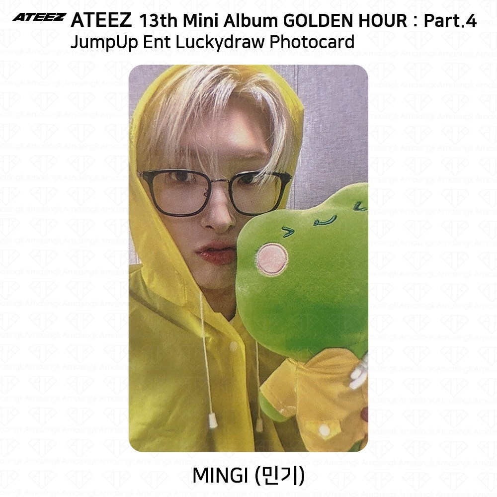 ATEEZ 13th Mini Album Golden Hour Pt.4 JumpUpEnt Lucky Draw
