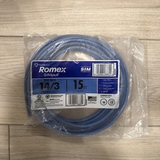 Southwire 15-ft 14/3 Romex SIMpull Solid Indoor NM-B Wire Roll