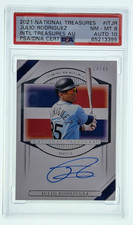 2021 National Treasures Julio Rodriguez Dominican Republic Auto /49 PSA  8 10