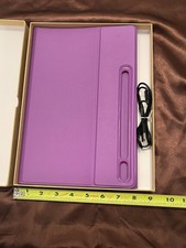 Tablet Keyboard Case Purple with Magnetic Closure
