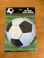 Soccer Party Loots Bags for Sports Themed/ BD/Team Celebrations Lot of 8 Bags
