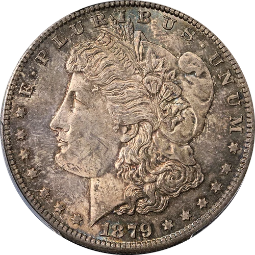 1879-S Morgan Silver Dollar PCGS MS65 - Dark Toning