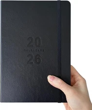 Daily Planner 2026, Calendar 2026 Agenda Planner Daily Journal Notebook 8.5"x5.8
