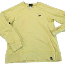 Kid Robot Yellow Crew Neck Sweatshirt Sz M READ
