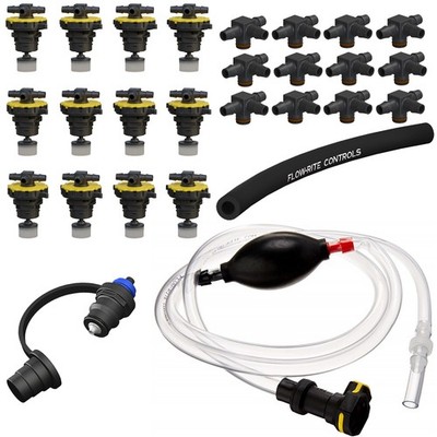 Flow-Rite BG-U24V-4A-WS Pro-Fill Battery Watering System With Hand Pump
