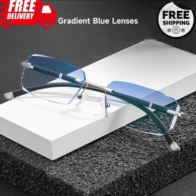 Clarity Blue Glasses Automatic Adjustment Eye Glass Reading Strain Screen Gaming