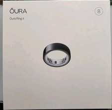 OURA Ring 4 Smart Ring Schwarz (Ringgröße 8...