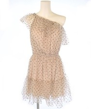 GUCCI Dresses BeigexBlack(Dot Pattern) 38(Approx. S) 2200598502032