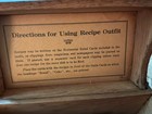 V intage wooden recipe box, 6x3x4”. Full of handwritten and clipped recipes! Old — photo 5