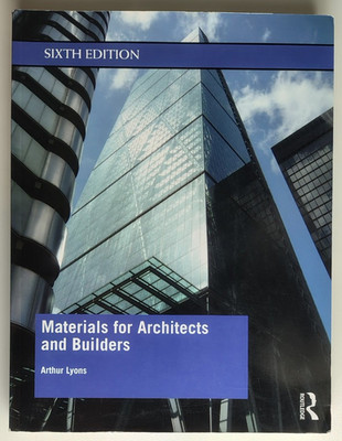 Materials for Architects and Builders by Arthur Lyons (Paperback, 2019)