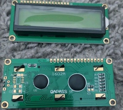 LCD 1602 Yellow-Green 16x2 HD44780 Character Display Module for Arduino lcd1602