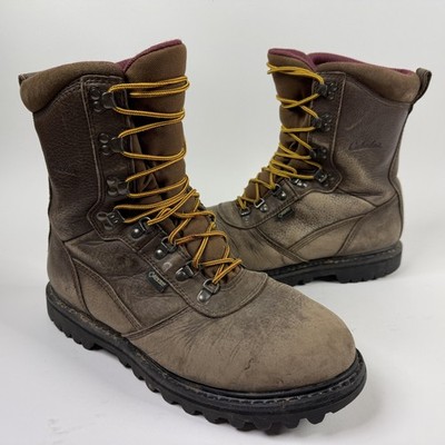 Cabela's 81-9491 Boots Mens Size 11.5 D Brown Leather Gore Tex Snow Hunting
