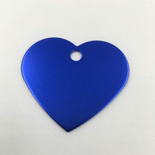 Colorful Heart Shape Anodized Aluminum Stamping Blanks Discs for Craft Tags Pac