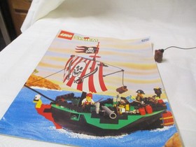 LEGO 6250 PIRATES CROSS BONE CLIPPER COMPLETE WITH MANUAL