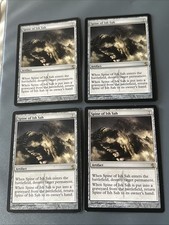 Spine Of Ish Sah X4 Mirrodin Besieged LP Condition See Front/back Pics