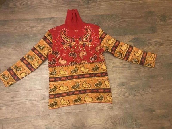Women Kenzo Sweater Red Wool 38 / M / 46