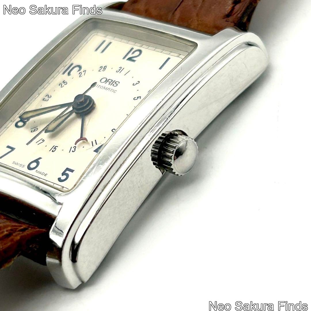 ORIS Rectangular Pointer Date Automatic Men's 25m… - image 10
