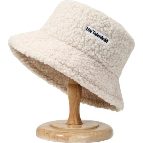 Warm Fluffy Plush Bucket Hat Ladies Winter Solid Faux Fur Fisherman Cap U K, - Picture 7 of 25