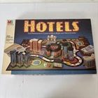 Vintage Milton Bradley Hotels Board Game 1987 100% COMPLETE
