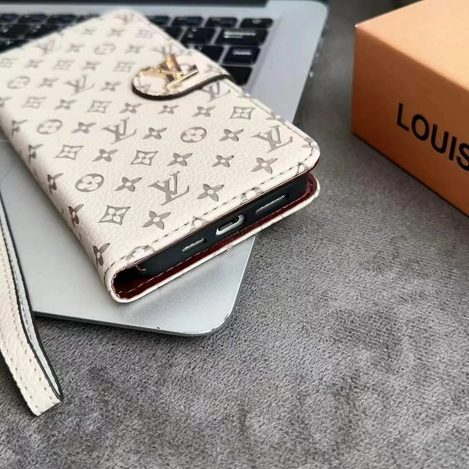 for iPhone 11 12 13 14 15 16 Pro Max shock-proof Flip Luxury Leather Wallet Case - Image 4 of 4