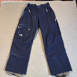 The North Face Snow Pants Blue Hyvent Insulated Nylon Winter Ski Womens Medium