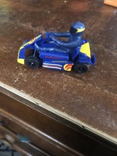 Ln 12v Hornby Micro Scalextric Scala Ho Blu Go Cart Funziona Slot Cars