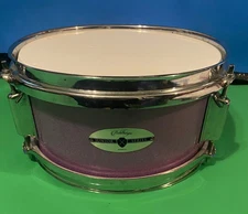 Ashthorpe Snare Drum Junior series. Purple metalic with silver trim. 