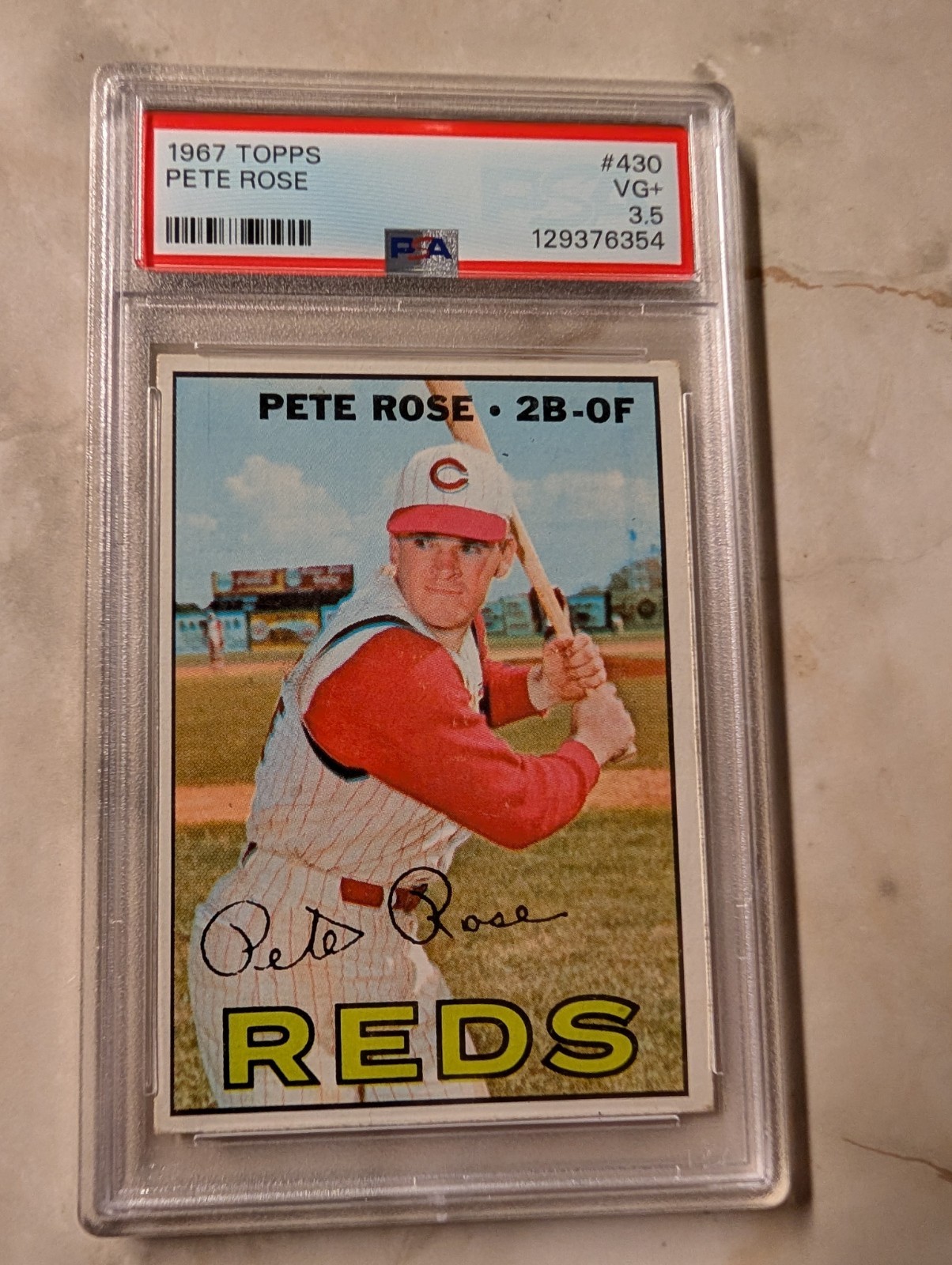 1967 Topps Pete Rose #430 PSA 3.5