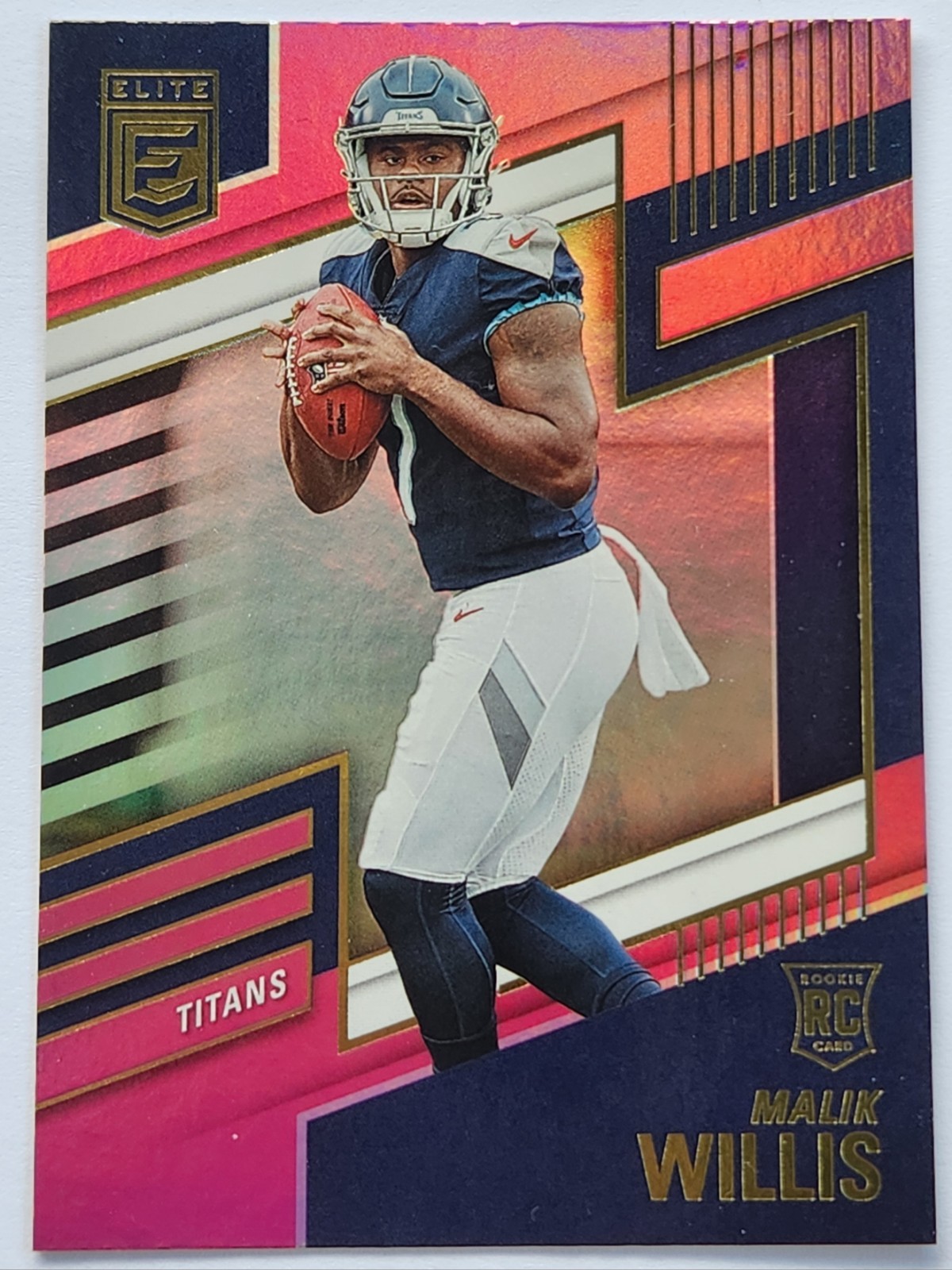 2022 Panini Donruss Elite Pink Rookie Malik Willis # 102