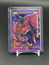 2026 Topps Chrome Marvel #110 DEVIL DINOSAUR /75 Purple Shimmer Refractor NB1