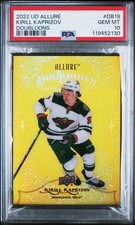 PSA 10 Kirill Kaprizov 2022 Upper Deck Allure Doubloons #DB19