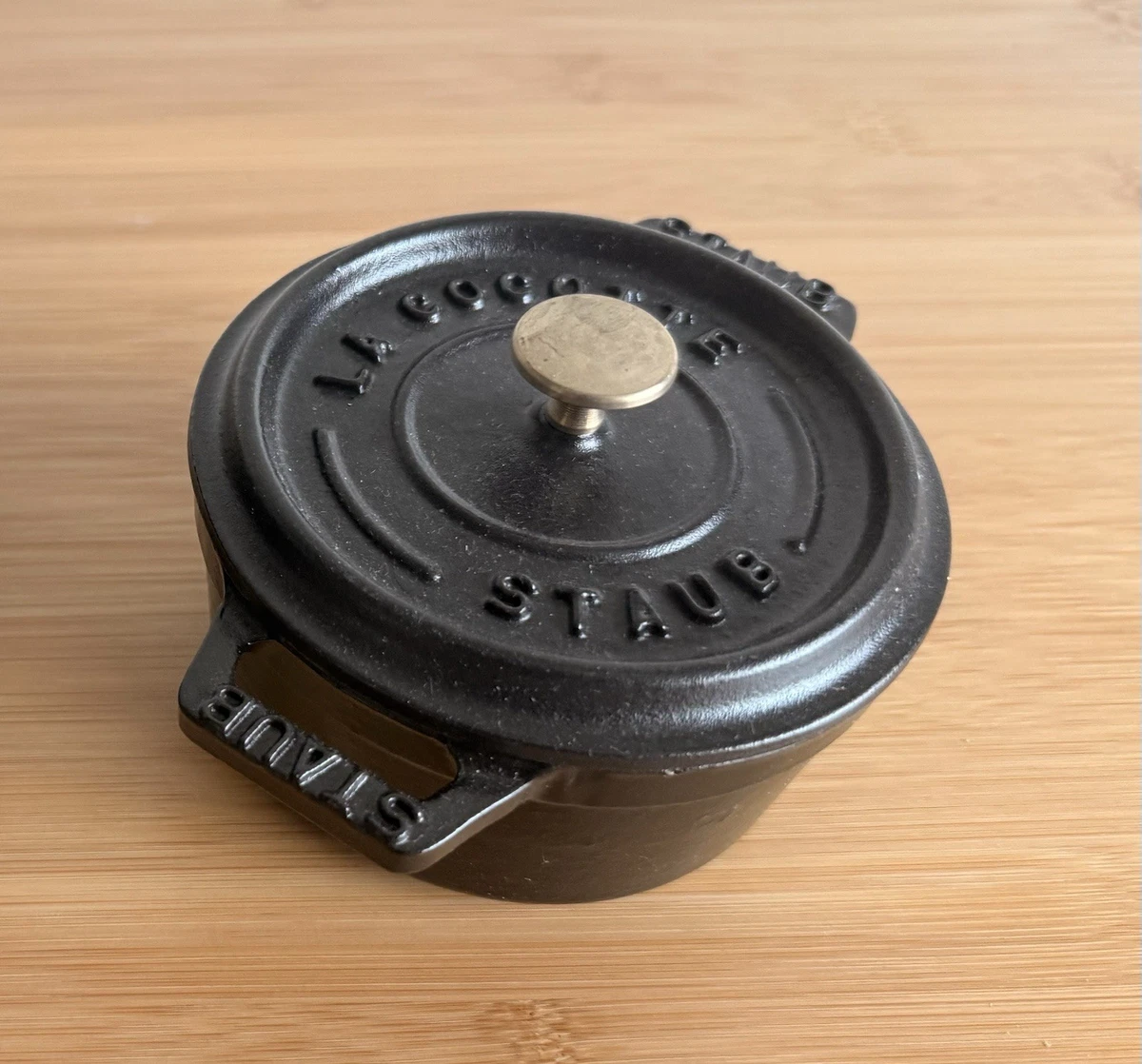 STAUB La Cocotte 12 L Cast Iron Oval Cocotte, Black