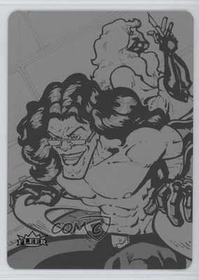 2026 Fleer Ultra Superman Printing Plate Black 1/1 Dr Pharm and Mr Graft 1g0e