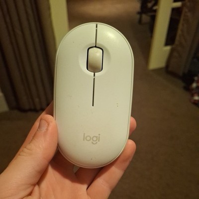 Logitech Pebble Pink Mouse USB Receiver OR Bluetooth Compatible 