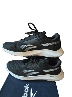 Reebok EnergyLux 2.0 Womens Sz 9.5 Shoes Black & White Running Sneakers New