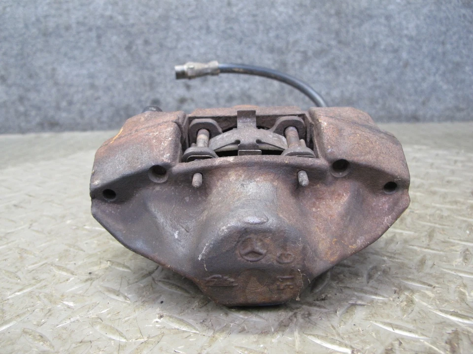 75-85 MERCEDES W123 300D 套装 2 后左右制动钳 带软管 原始设备制造商 — 第 3/4 张图片