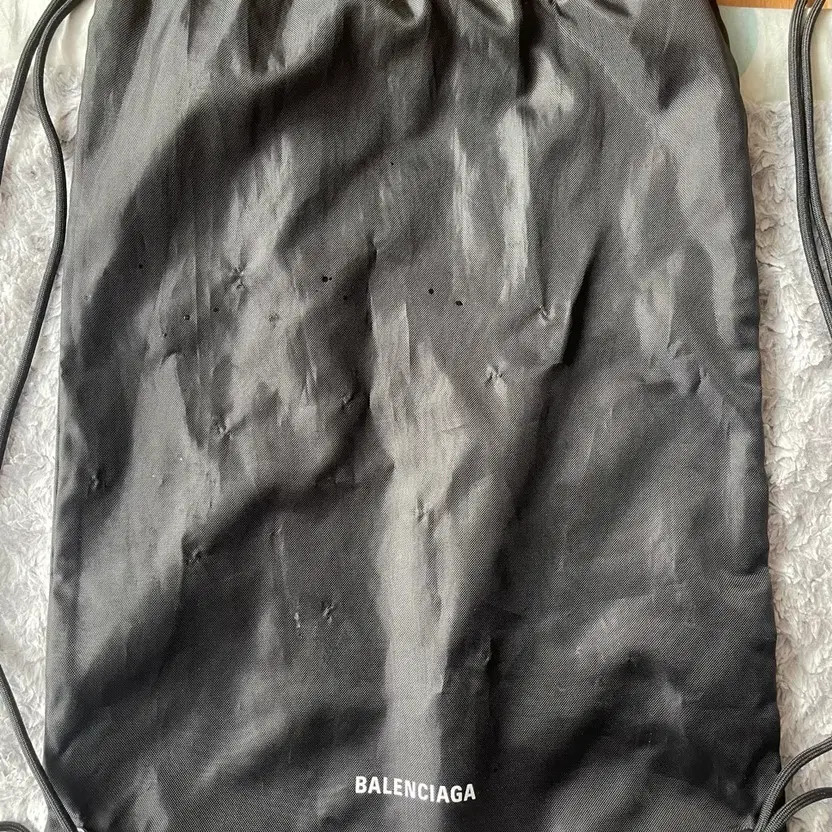 Balenciaga Drawstring Backpack with Unique Materi… - image 1