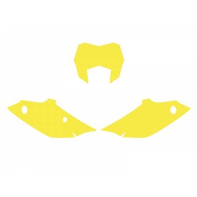 Blackbird Gas Gas Ec / Ecf 2014 2015 2016 2017 neon yellow number plate stickers