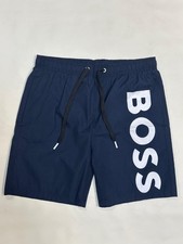 Image of Men's Hugo Boss Swim Shorts With Bold Boss Logo