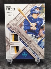 2022 Panini Diamond Kings DK Materials Holo Platinum Blue /25 Adam Frazier