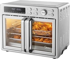 Midea Flexify French Door Toaster Oven Air Fryer Combo, 26.4 QT, Extra Large Air