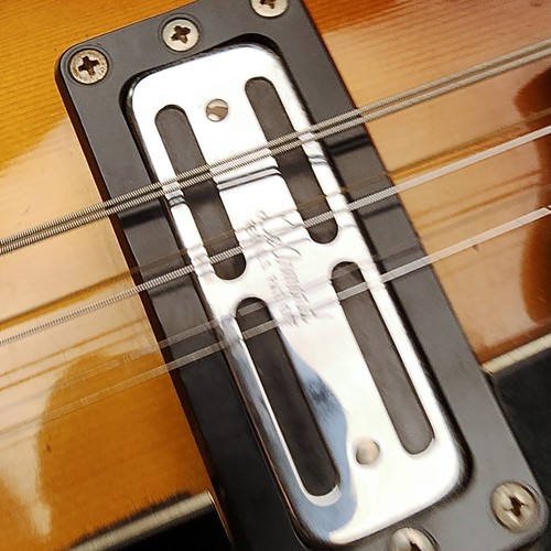 Harmony H35 Batwing Archtop Mandolin 1969 Electric Dearmond Sunburst Vtg 🎵 - Picture 8 of 9