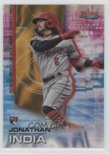 2021 Bowman's Best Gold Lava Refractor /75 Jonathan India #31